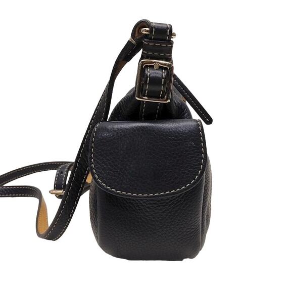 Dooney & Bourke Small Black Pebbled Leather Hobo Shoulder Bag - Picture 3 of 14